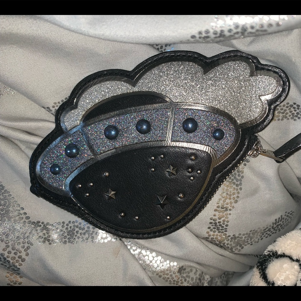 RARE Coach ufo coin purse zipper change